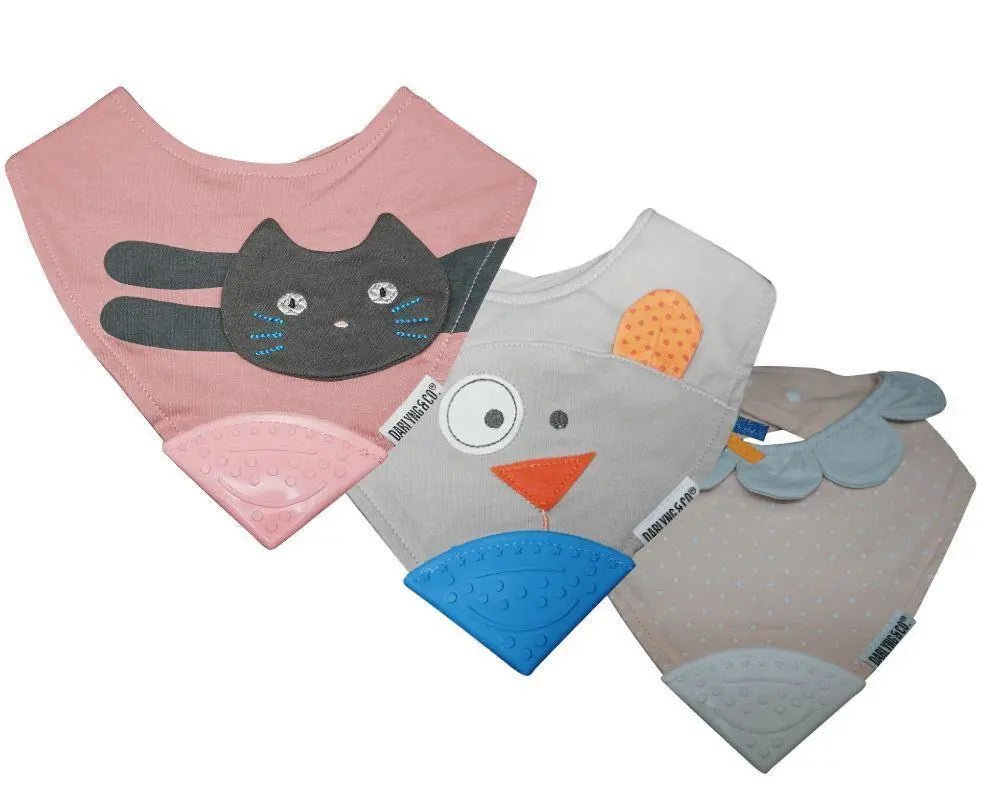 Bandana Teething Bib - babies - mall.shop