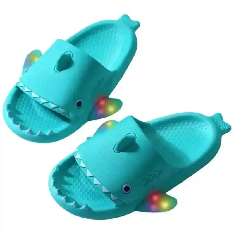 Children Luminous Shark Slippers - babies - mall.shop