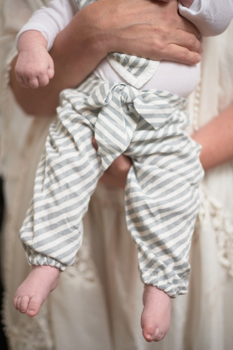 Finley Stripe Bamboo Mini Pants - babies - mall.shop