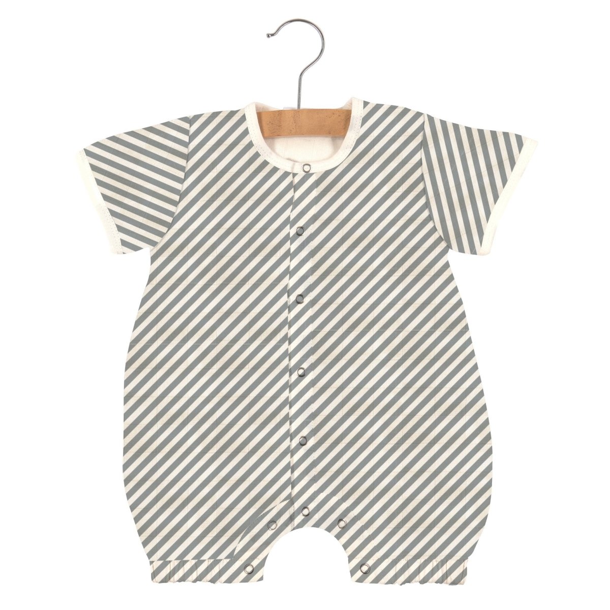 Finley Stripe Bamboo Mini Romper - babies - mall.shop