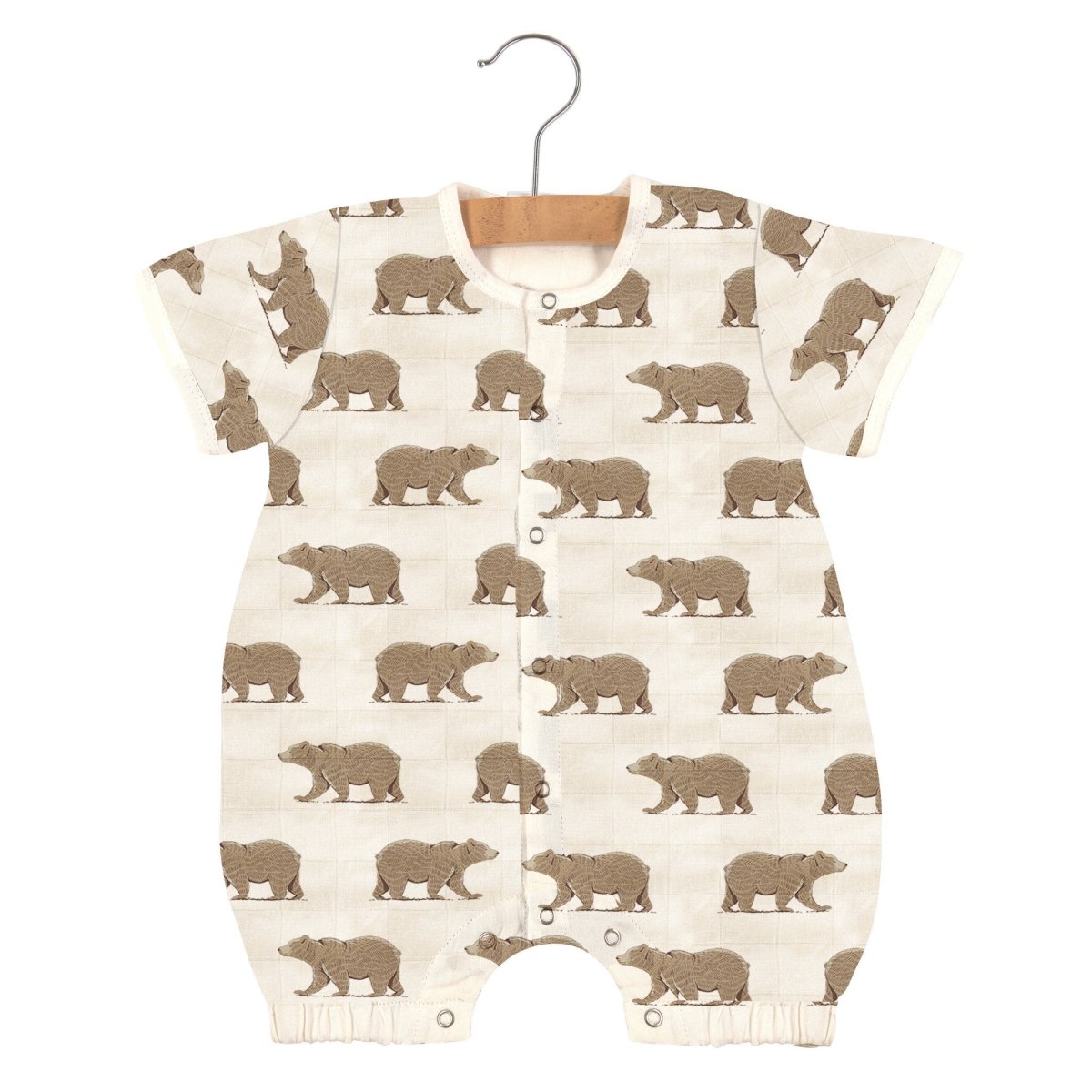 Goodnight Bear Bamboo Mini Romper - babies - mall.shop