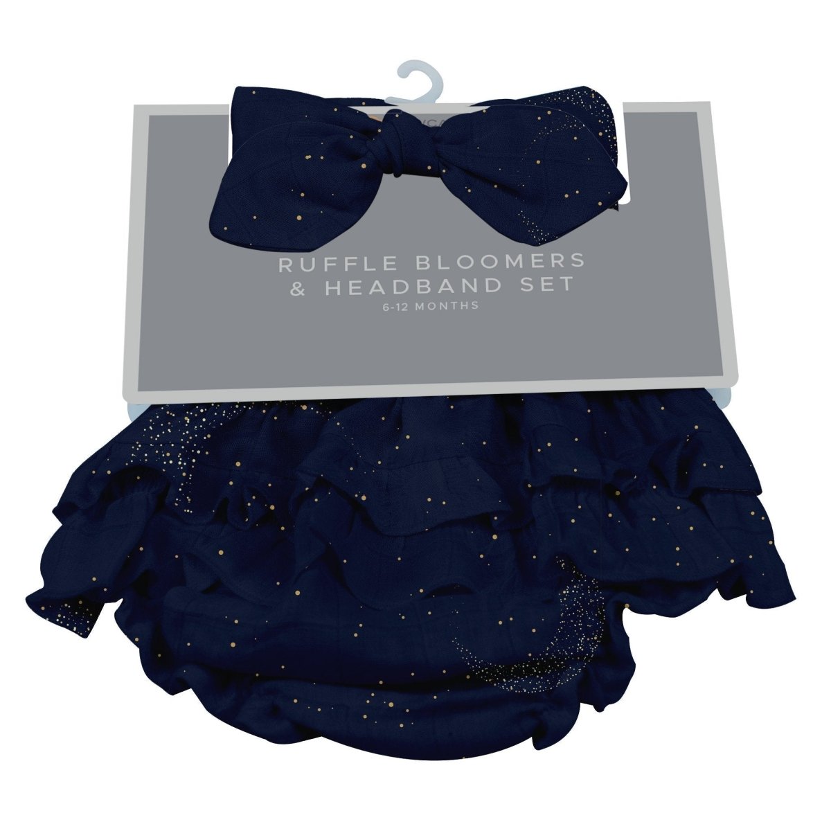 Midnight Moon Bamboo Bloomer Headband Set - babies - mall.shop