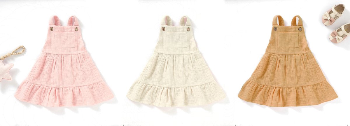 Organic Cotton Muslin Baby Dress - babies - mall.shop