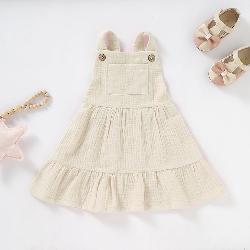 Organic Cotton Muslin Baby Dress - babies - mall.shop