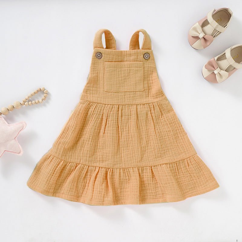 Organic Cotton Muslin Baby Dress - babies - mall.shop