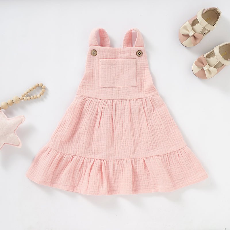 Organic Cotton Muslin Baby Dress - babies - mall.shop