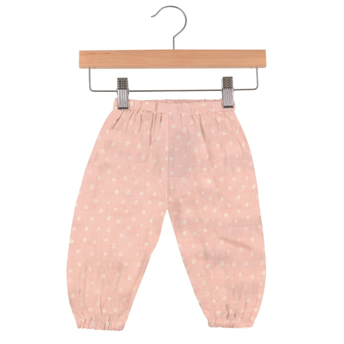 Pink Pearl Polka Dot Mini Pants - babies - mall.shop