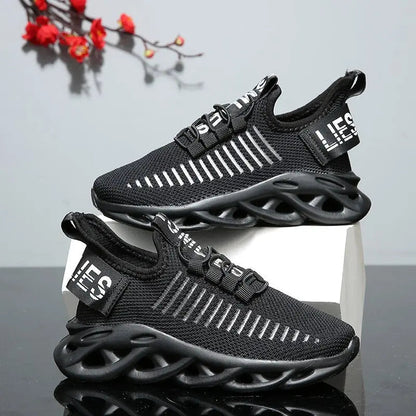 SOFT BOTTOM LACE - UP JOGGING SHOES - babies - mall.shop