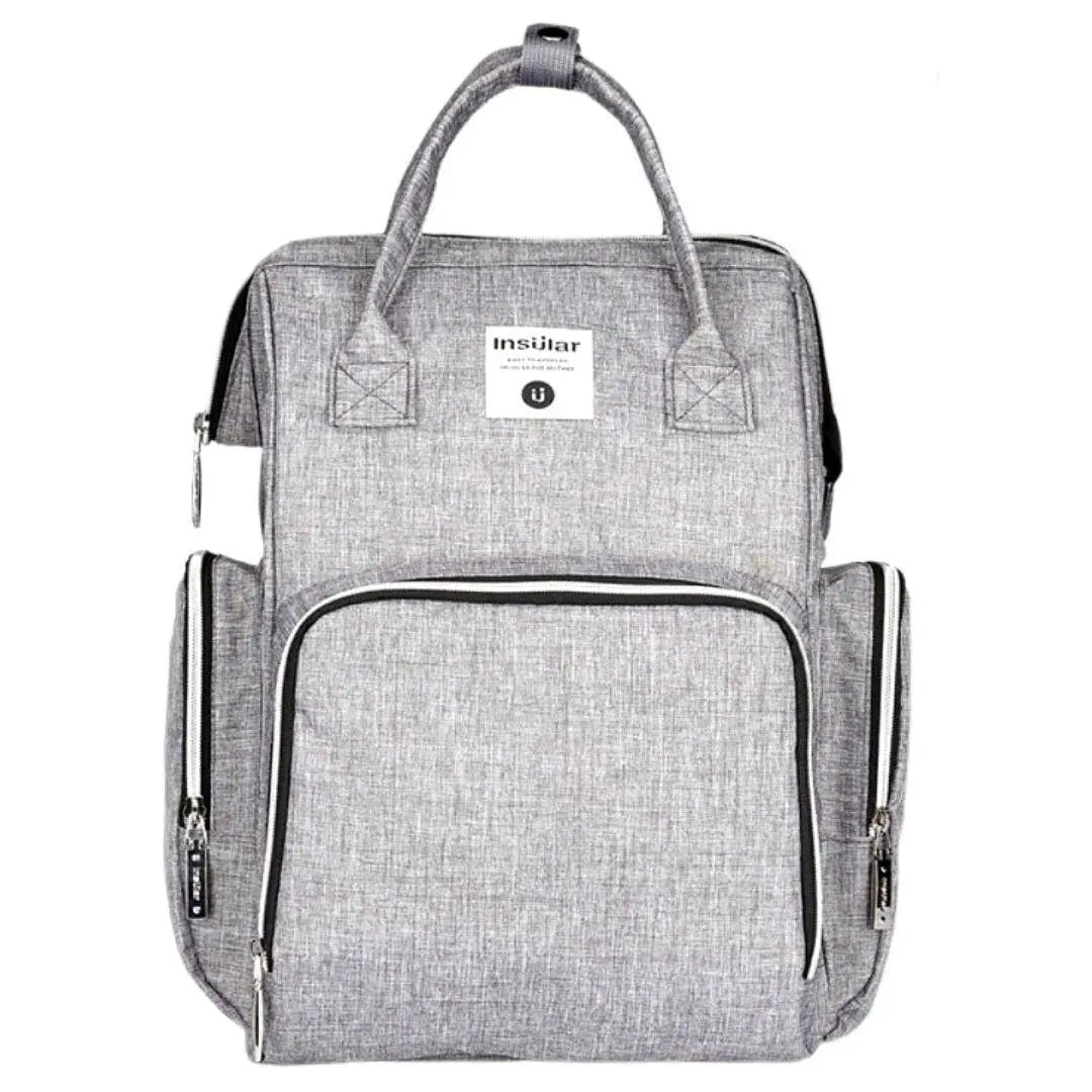 Backpack Diaper Bag - babies-mall.shop Gray