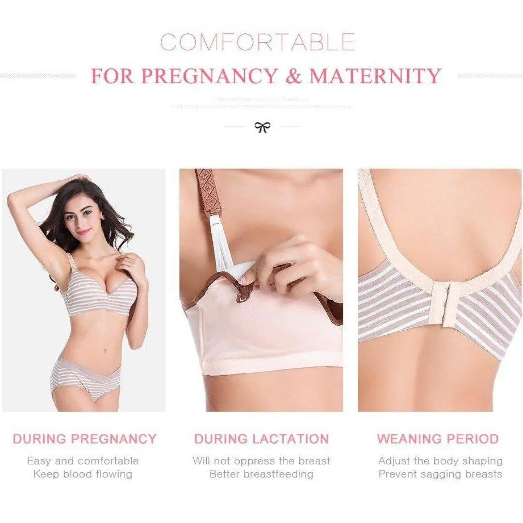 Front Open Nursing Bra Maternity Cotton – Mommies Best Mall