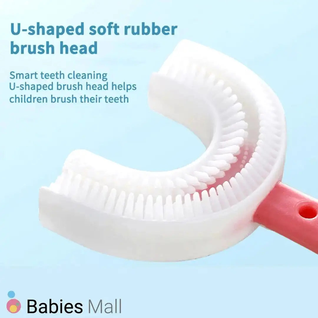 babies-mall.shop Kids ToothBrush U-Shaped babies-mall.shop